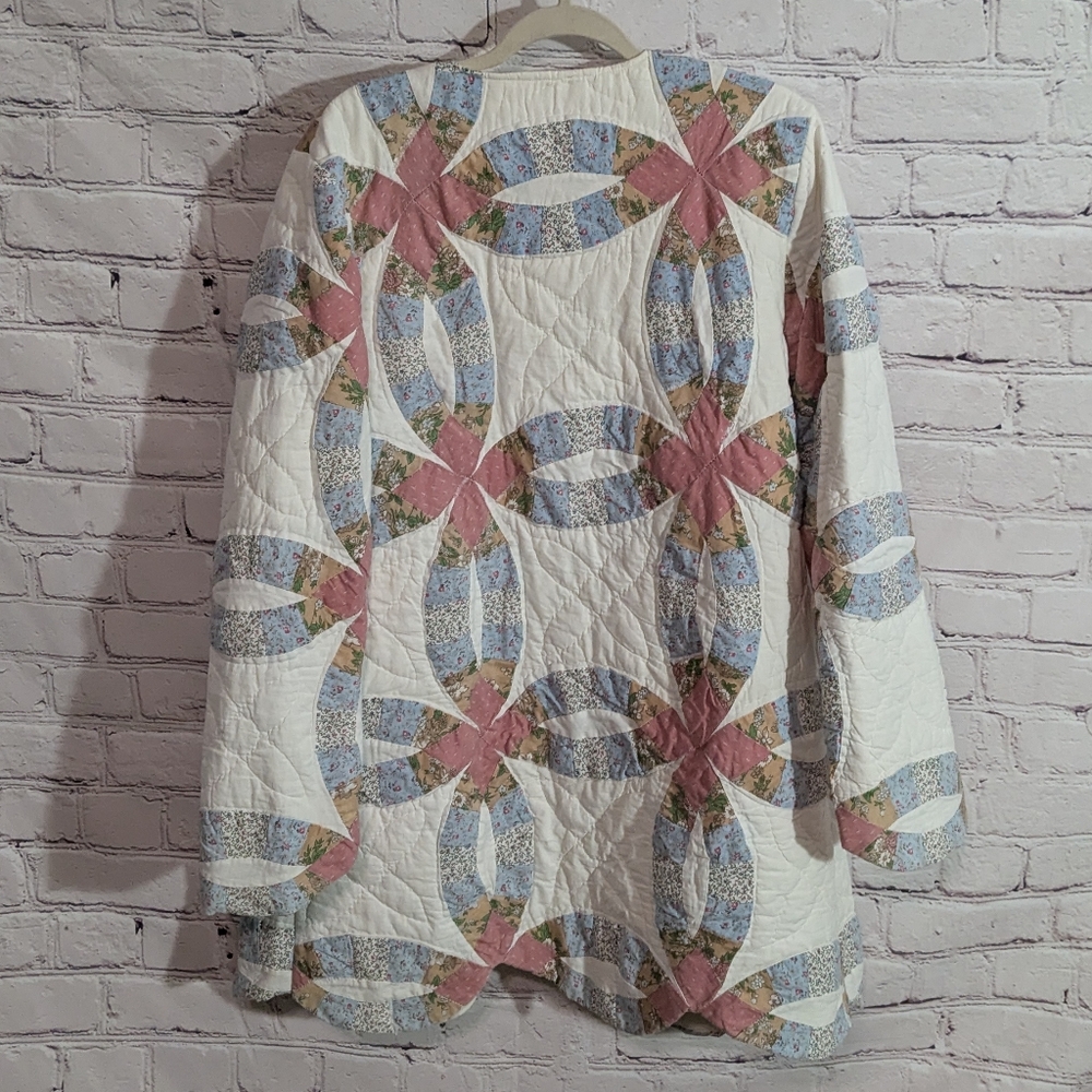 Homemade Quilt Coat -Wedding Ring - Picture 2 of 6